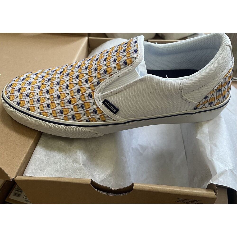Etnie’s Slip Ons Shoe Mens 11 Sneaker Skate Footwear COLT 45 Beverage Marina